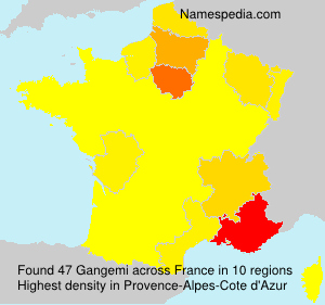 Surname Gangemi in France Surname Gangemi in France