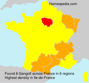 Surname Gangolf in France Surname Gangolf in France