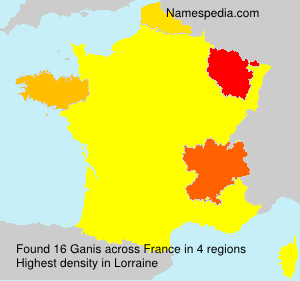 Surname Ganis in France Surname Ganis in France