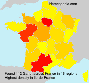 Surname Ganot in France Surname Ganot in France