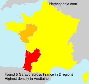 Surname Garayo in France Surname Garayo in France