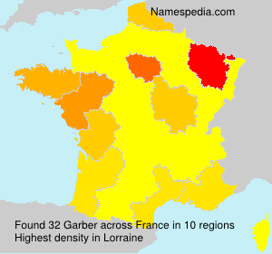 Surname Garber in France Surname Garber in France
