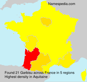 Surname Garbisu in France Surname Garbisu in France