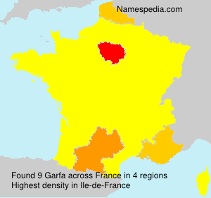Surname Garfa in France Surname Garfa in France