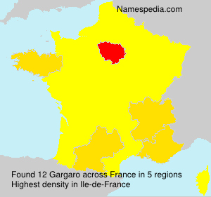 Surname Gargaro in France Surname Gargaro in France