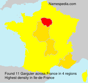 Surname Garguier in France Surname Garguier in France