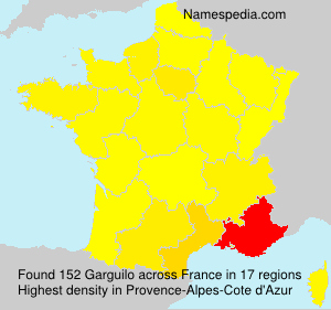 Surname Garguilo in France Surname Garguilo in France