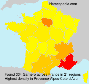 Surname Garnero in France Surname Garnero in France