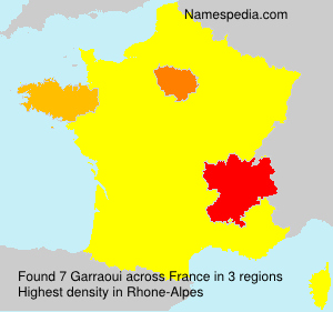 Surname Garraoui in France Surname Garraoui in France