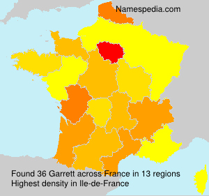 Surname Garrett in France Surname Garrett in France