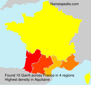 Surname Garrit in France Surname Garrit in France