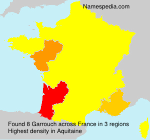 Surname Garrouch in France Surname Garrouch in France