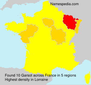Surname Garsot in France Surname Garsot in France