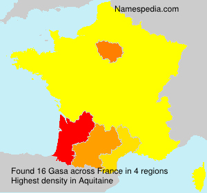 Surname Gasa in France Surname Gasa in France
