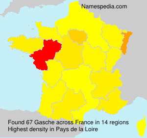 Surname Gasche in France Surname Gasche in France