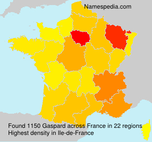 Surname Gaspard in France