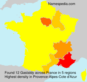 Surname Gastaldy in France Surname Gastaldy in France