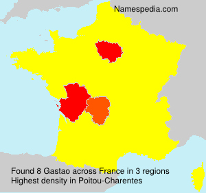 Surname Gastao in France Surname Gastao in France