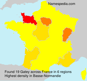 Surname Gatey in France Surname Gatey in France