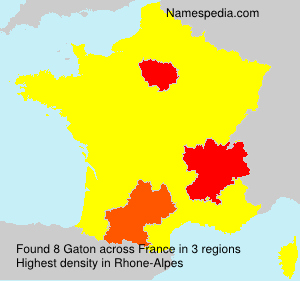 Surname Gaton in France