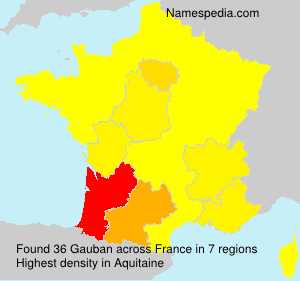 Surname Gauban in France Surname Gauban in France