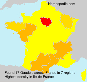 Surname Gaudois in France Surname Gaudois in France