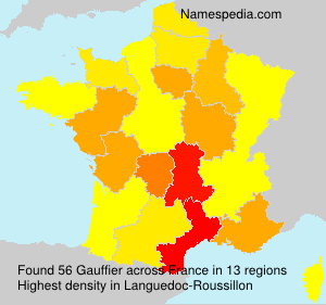 Surname Gauffier in France Surname Gauffier in France