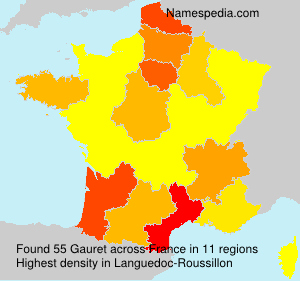 Surname Gauret in France Surname Gauret in France