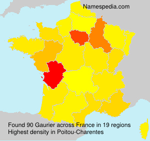 Surname Gaurier in France Surname Gaurier in France