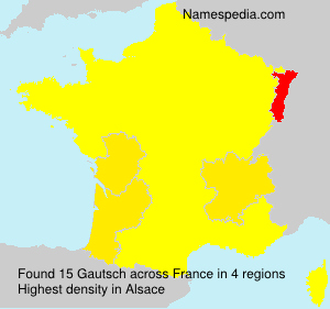 Surname Gautsch in France Surname Gautsch in France