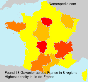 Surname Gavanier in France Surname Gavanier in France