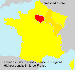 Surname Gavric in France Surname Gavric in France