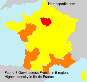 Surname Gavril in France Surname Gavril in France