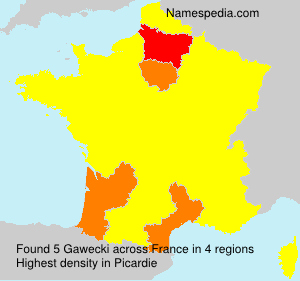 Surname Gawecki in France Surname Gawecki in France