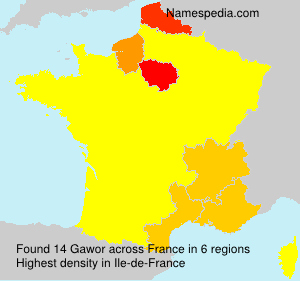 Surname Gawor in France Surname Gawor in France