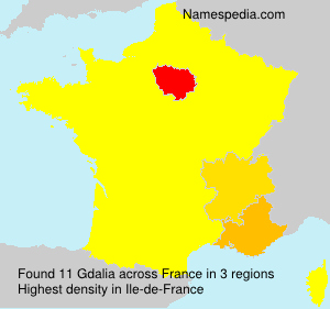 Surname Gdalia in France
