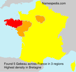 Surname Gebeau in France Surname Gebeau in France