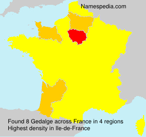Surname Gedalge in France Surname Gedalge in France