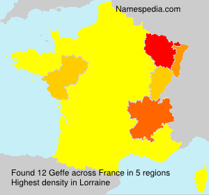 Surname Geffe in France Surname Geffe in France