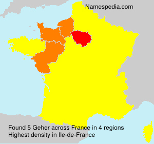 Surname Geher in France Surname Geher in France