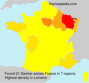 Surname Geimer in France Surname Geimer in France
