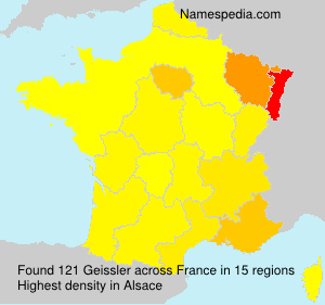 Surname Geissler in France Surname Geissler in France