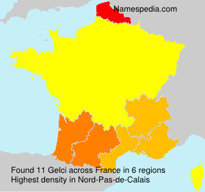 Surname Gelci in France Surname Gelci in France
