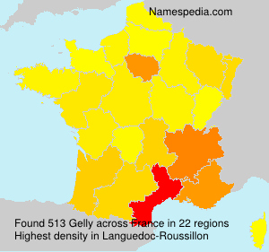 Surname Gelly in France Surname Gelly in France