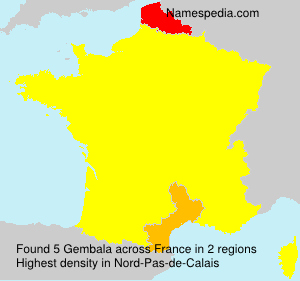Surname Gembala in France Surname Gembala in France