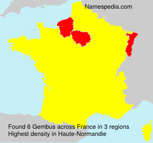 Surname Gembus in France Surname Gembus in France
