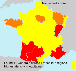 Surname Generale in France Surname Generale in France