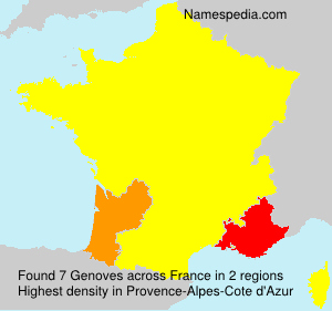 Surname Genoves in France Surname Genoves in France