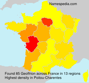Surname Geoffrion in France Surname Geoffrion in France