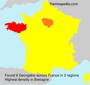 Surname Georgakis in France Surname Georgakis in France